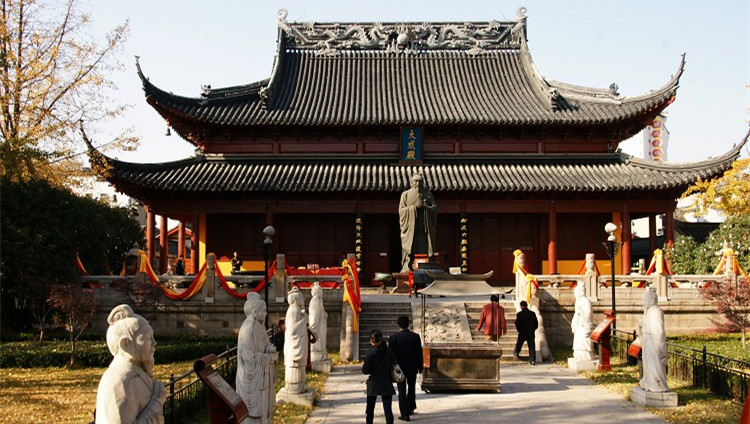 Templo Confucius em Nanjing