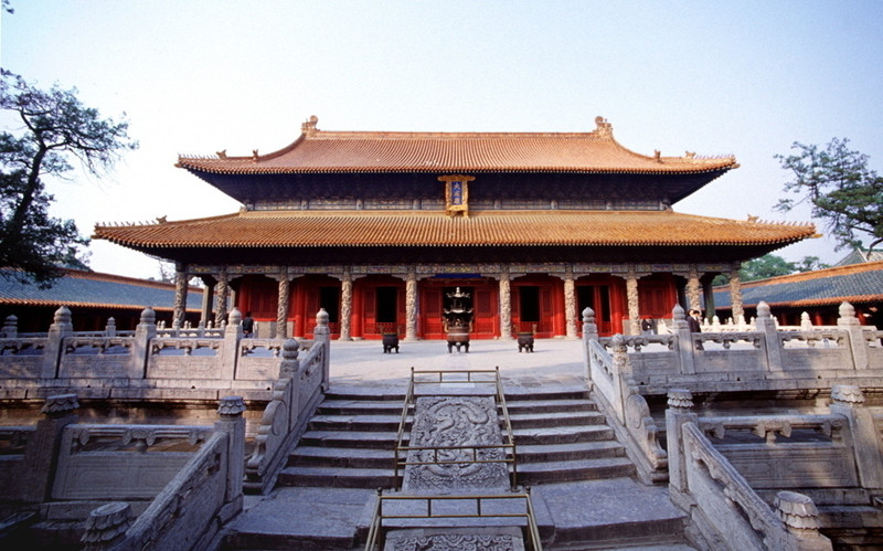Qufu Templo Confucius, província de Shangdong