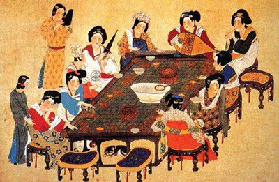 Mueble Chino en dinastías Sui y Tang, y las Cinco Dinastías