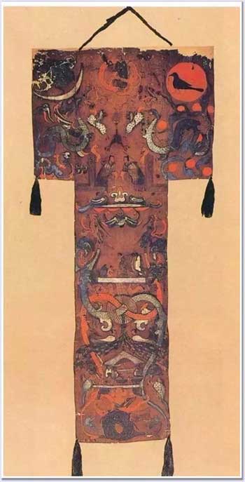 Pintura China de las Dinastías de Qin y Han: Frescos de Cámara Mortuoria y Pinturas en Seda