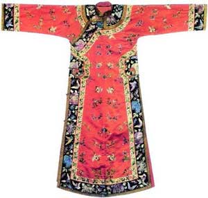 Historia de Vestido Chino: Qifu - Combinación de la Vestidura de Han y de Manchú
