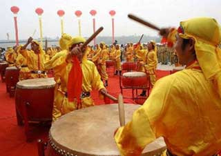 Tambores, Instrumentos Musicales Chinos
