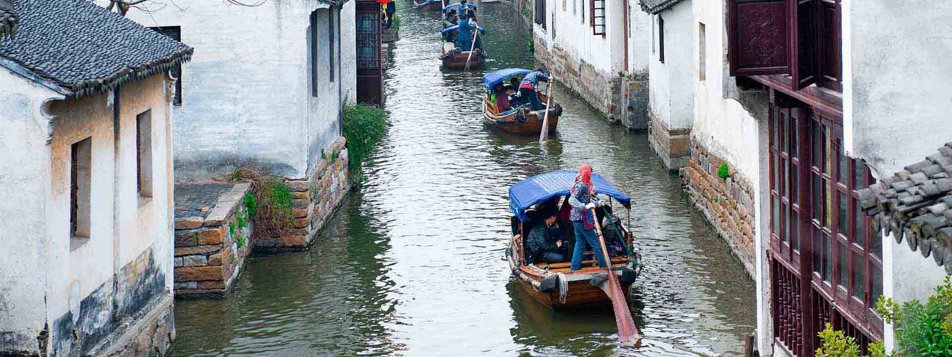 Bote de Ocio en el Gran Ganal, Viajes a Suzhou